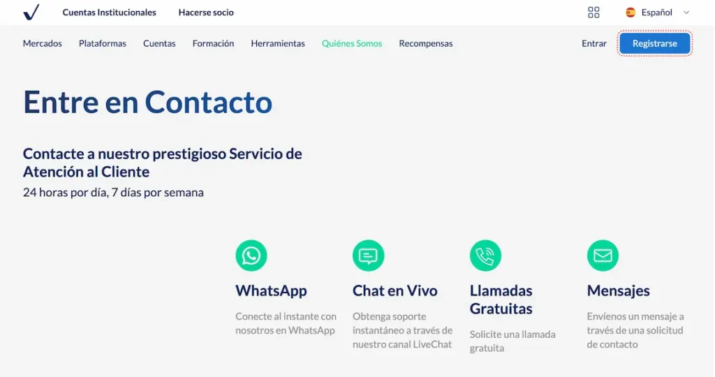 Atención al cliente en ActivTrades en México