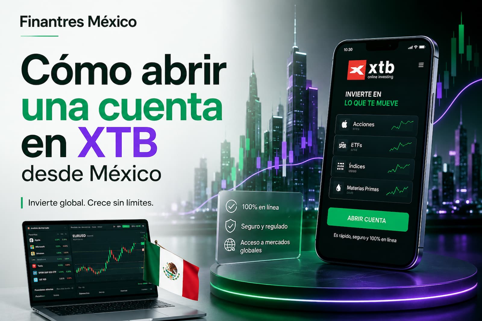 Cómo abrir una cuenta en XTB desde México