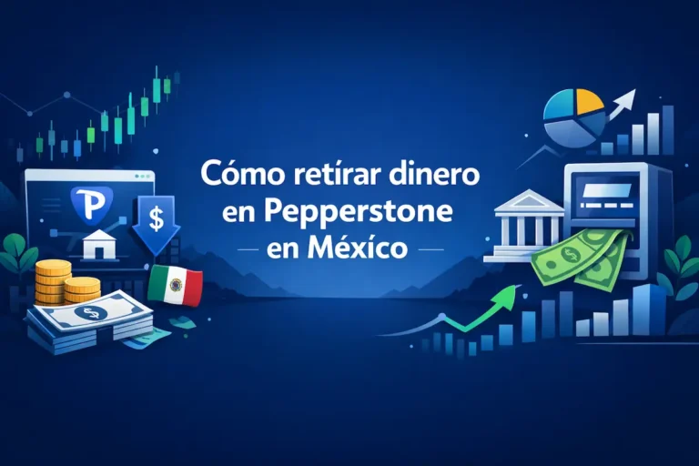 Cómo retirar dinero en Pepperstone en México