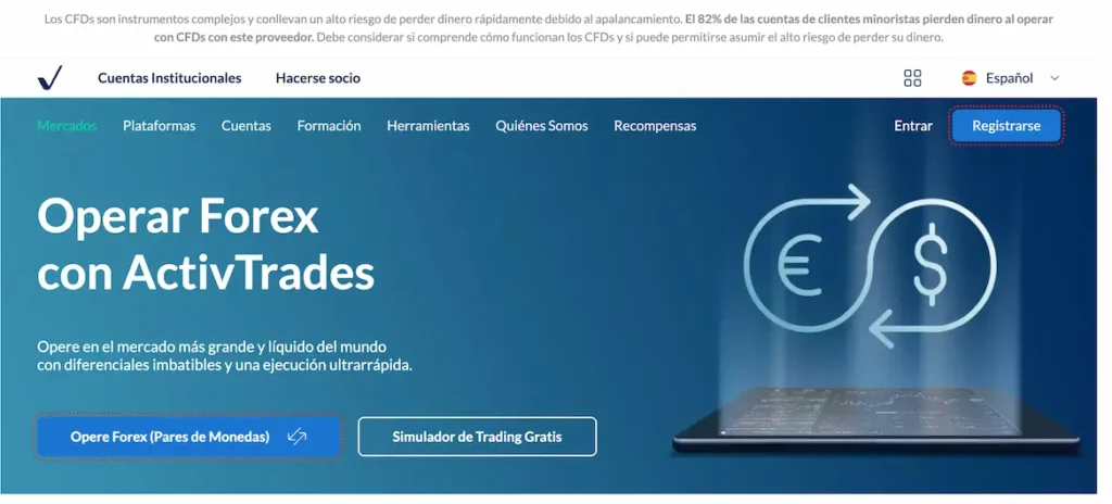 Operar Forex con ActivTrades