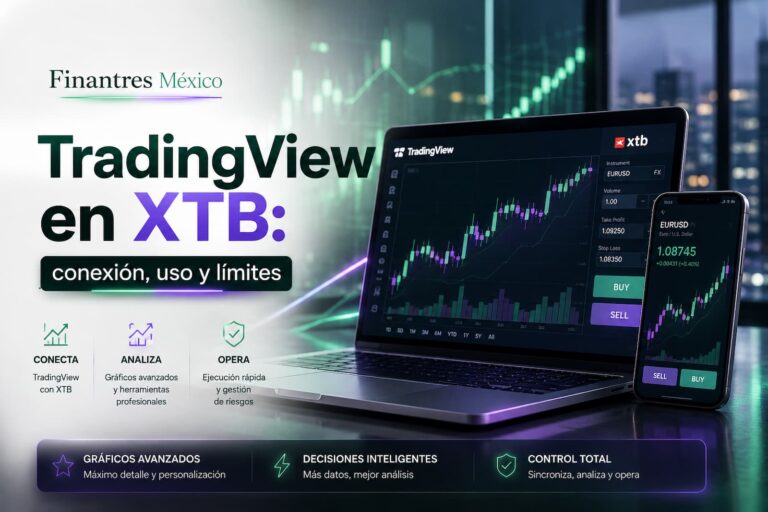 TradingView en XTB conexión, uso y límites