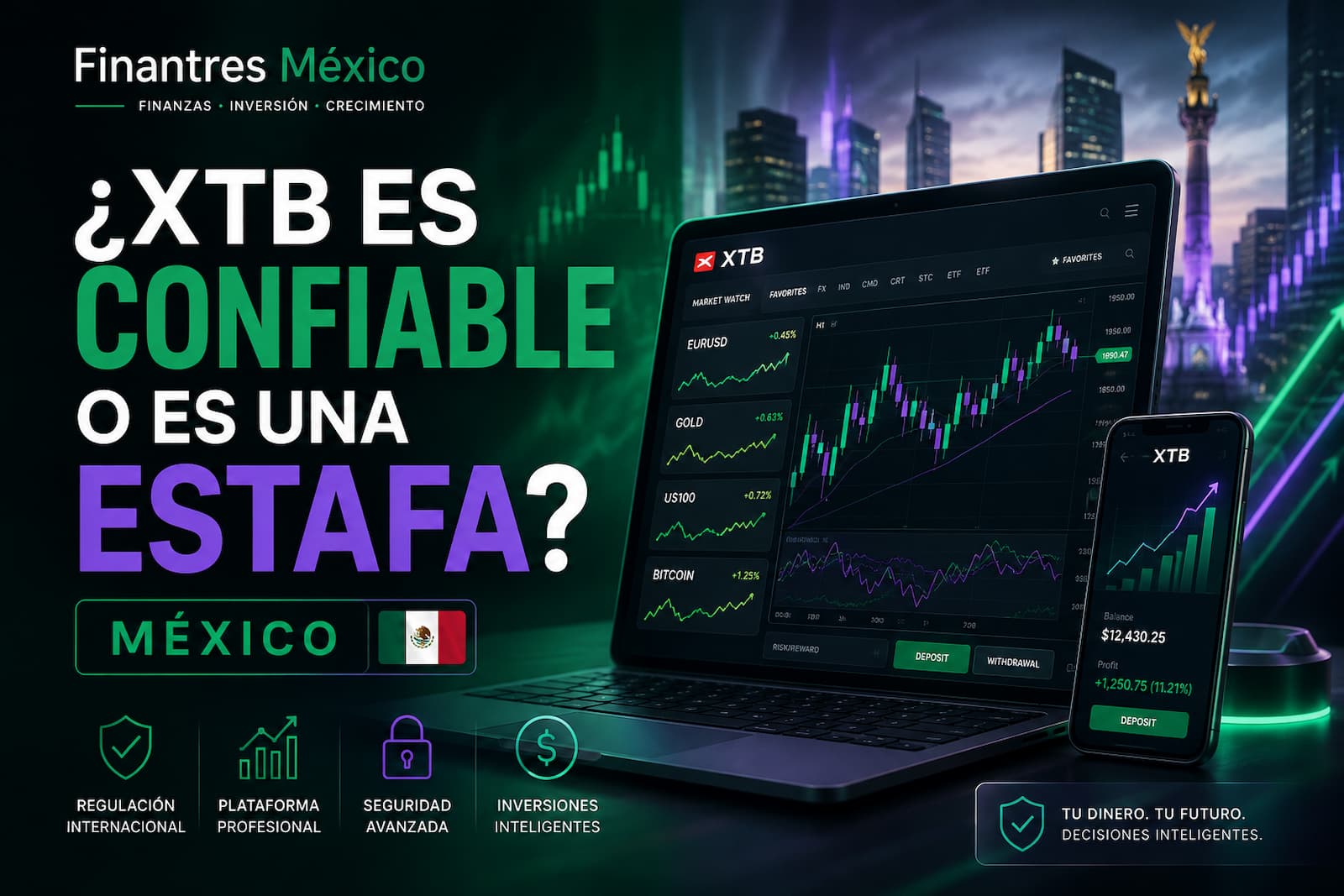 ¿XTB es confiable o es una estafa México