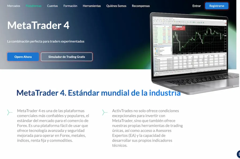 ActivTrades MetaTrader