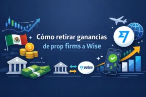 Cómo retirar ganancias de prop firms a Wise
