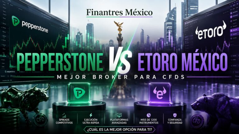 Pepperstone vs eToro México mejor broker para CFDs