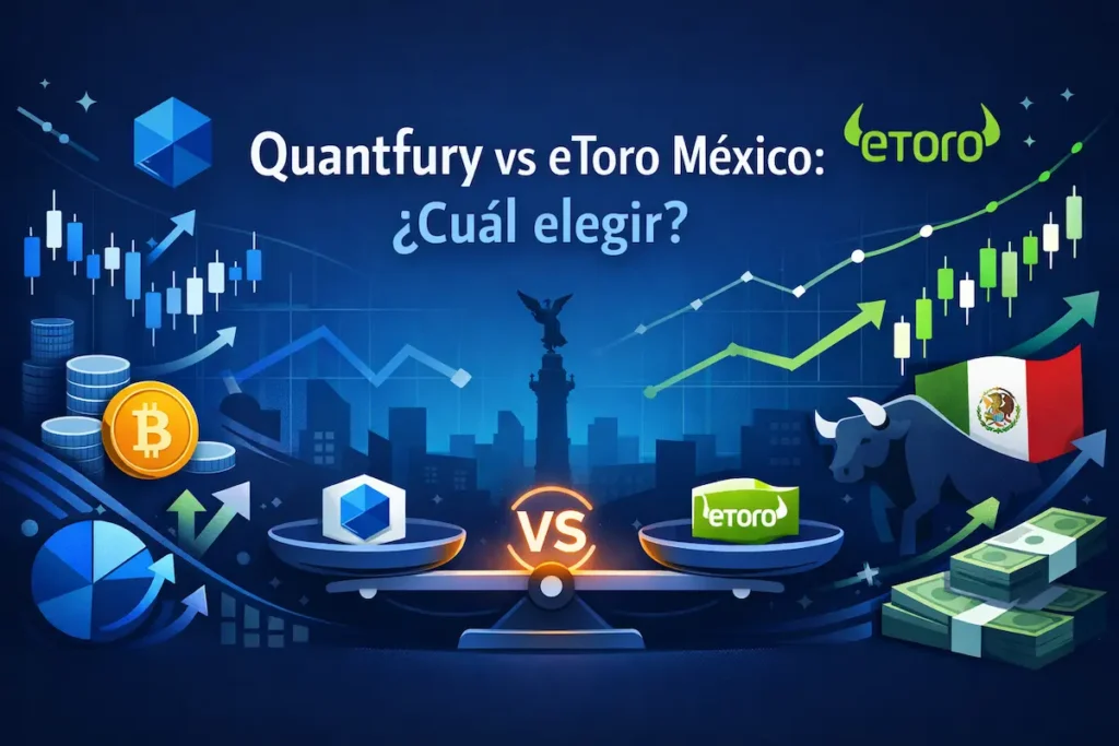 Quantfury vs eToro México