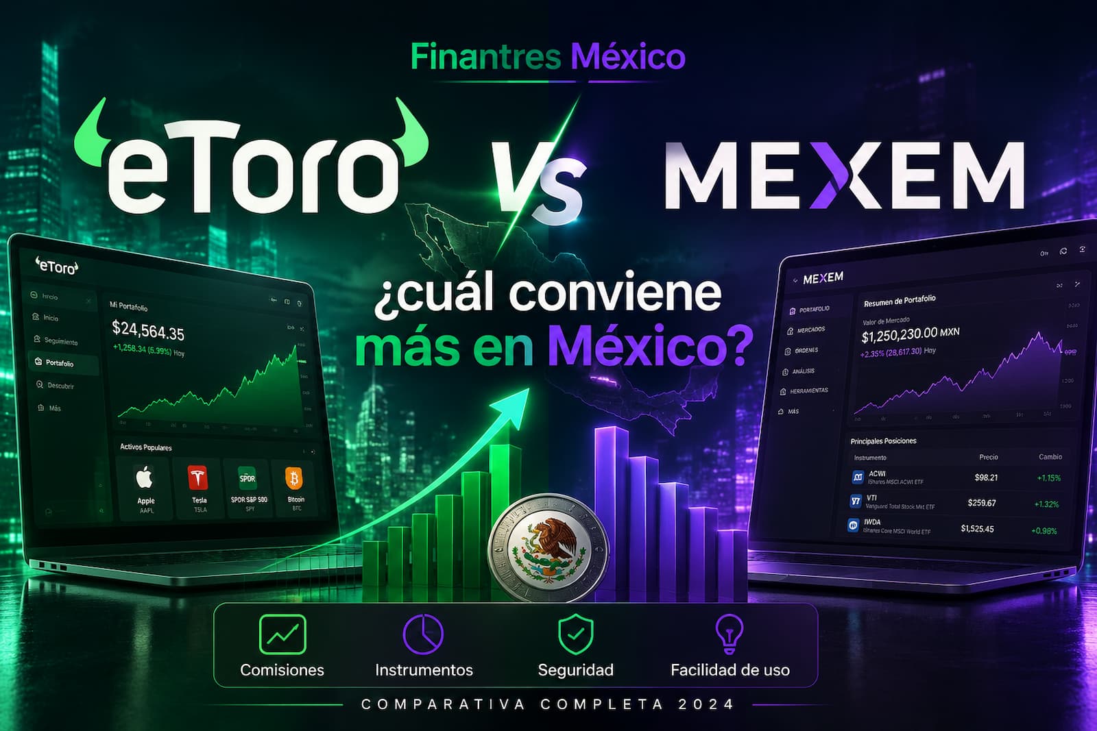 eToro vs MEXEM ¿cuál conviene más en México