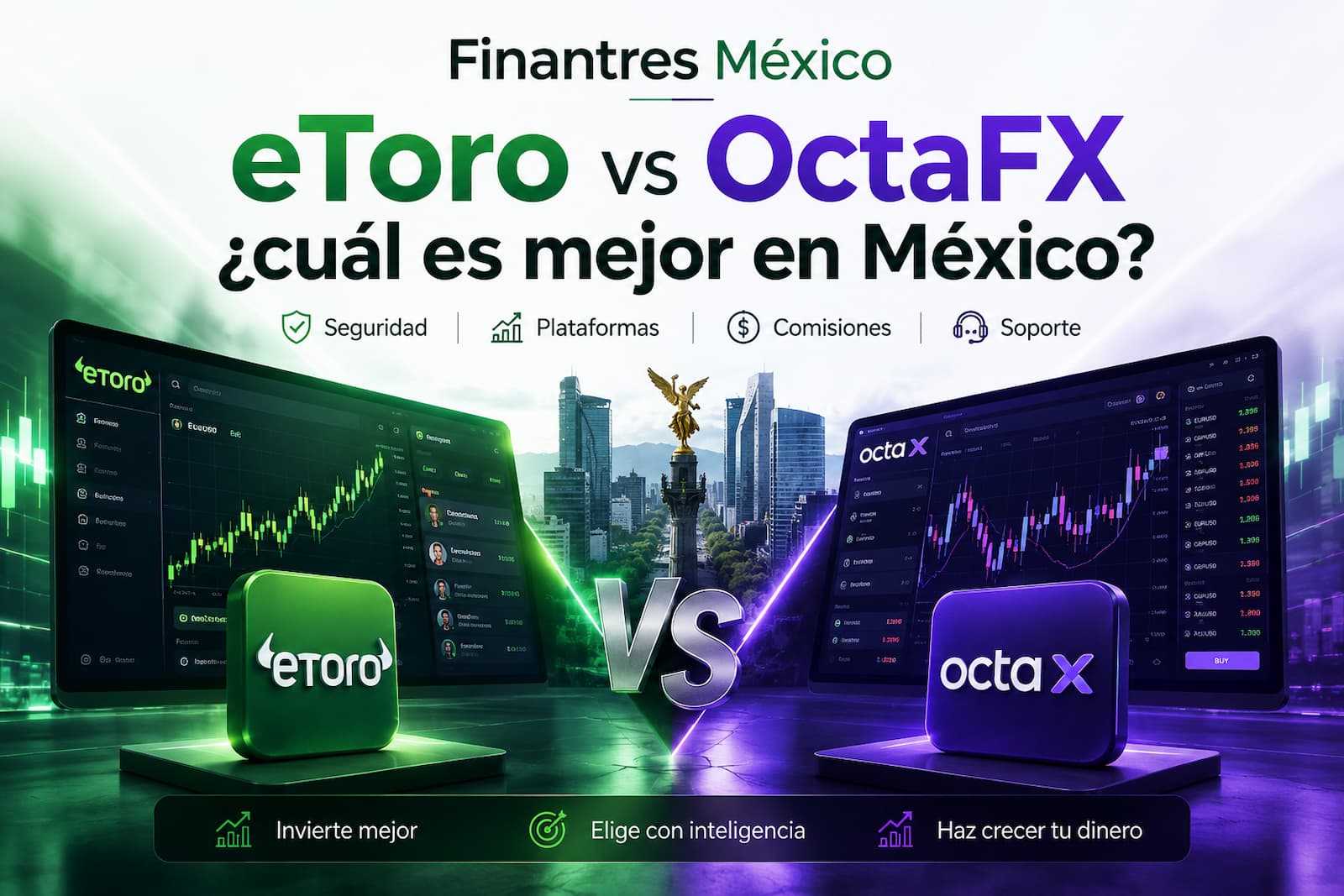 eToro vs OctaFX ¿cuál es mejor en México