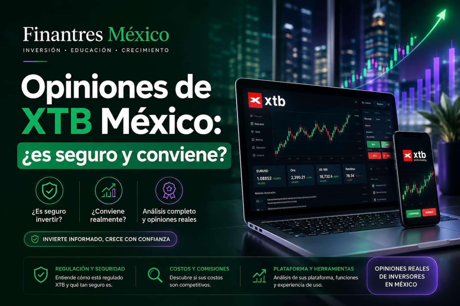 Opiniones de XTB México ¿es seguro y conviene