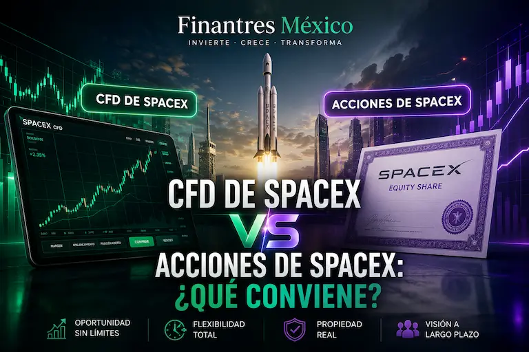 CFD de SpaceX vs acciones de SpaceX ¿qué conviene