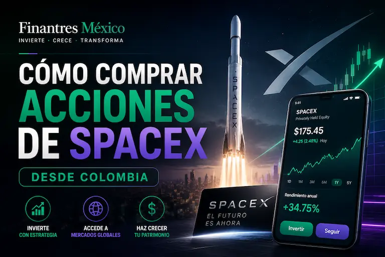 Cómo comprar acciones de SpaceX desde Colombia