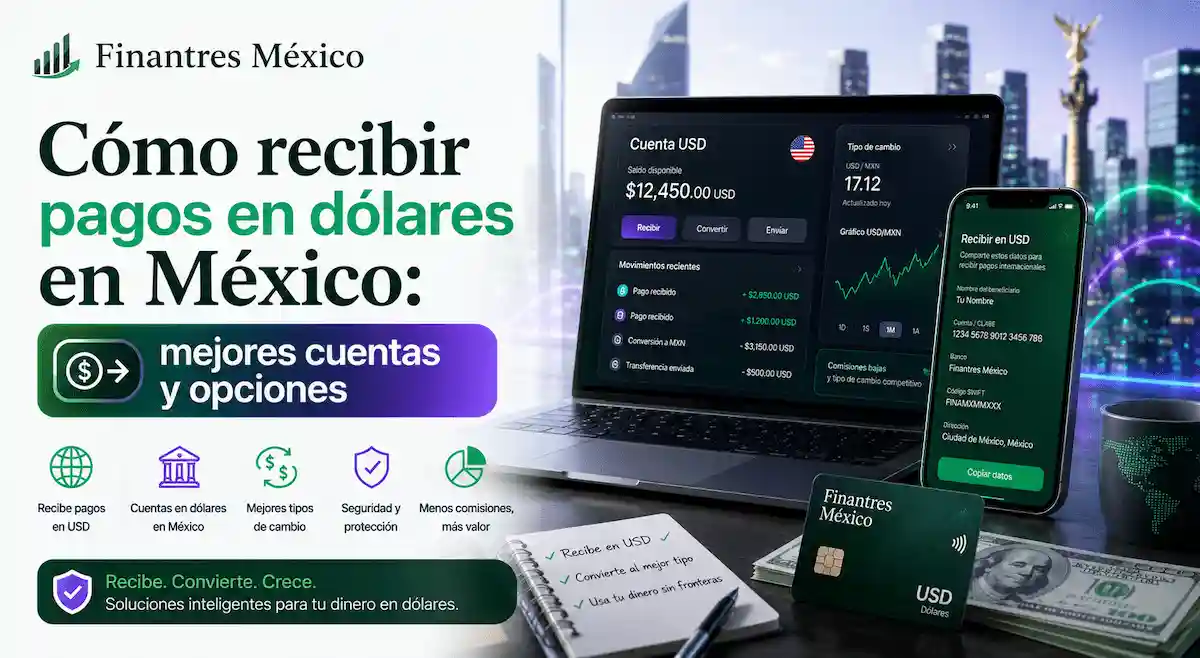 Cómo recibir pagos en dólares en México