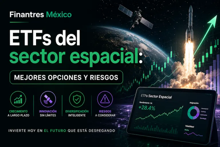 ETFs del sector espacial mejores opciones y riesgos