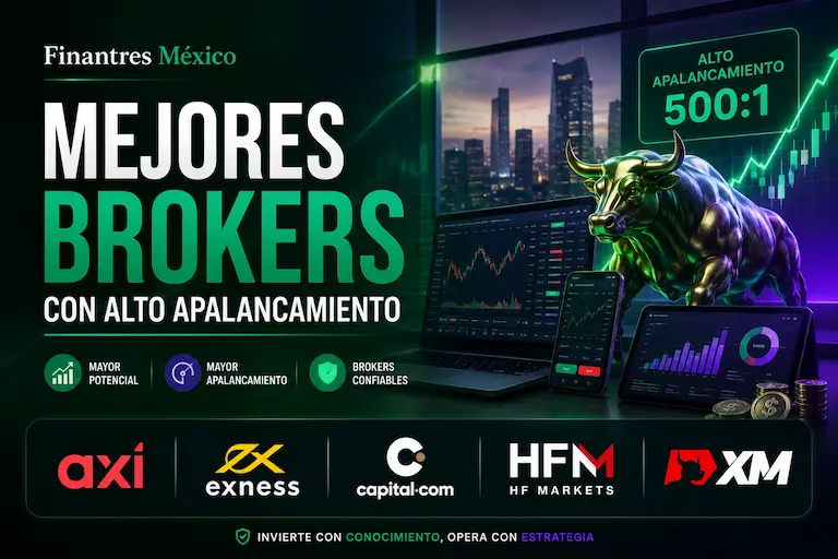 Mejores brokers con alto apalancamiento