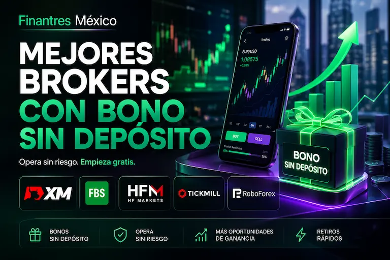 Mejores brokers con bono sin depósito