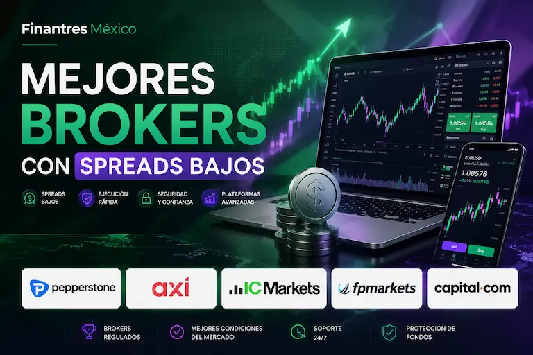 Mejores brokers con spreads bajos