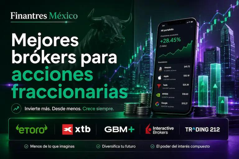 Mejores brókers para acciones fraccionarias