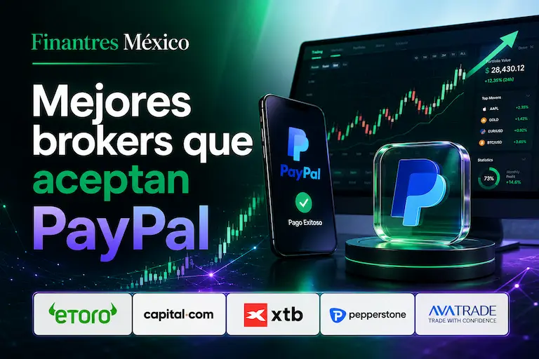 Mejores brokers que aceptan PayPal