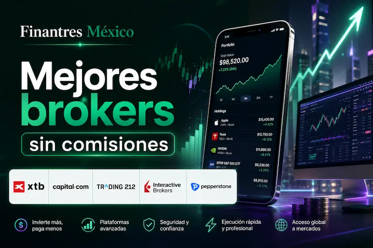 Mejores brokers sin comisiones