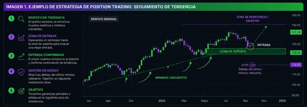 estrategia position trading seguimiento tendencia