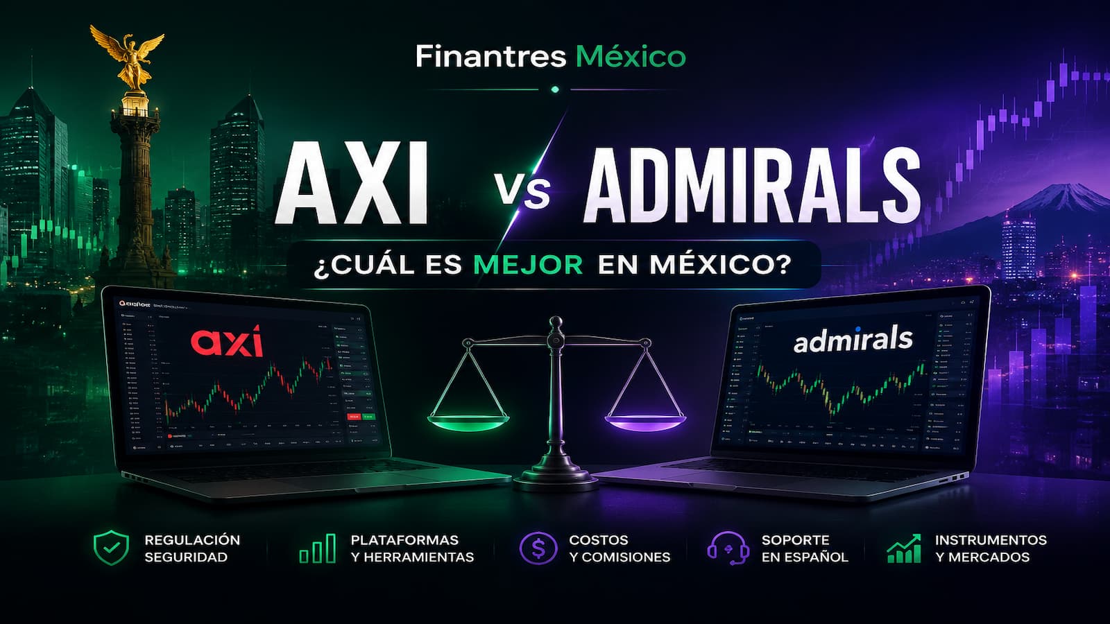 Axi vs Admirals ¿cuál es mejor en México