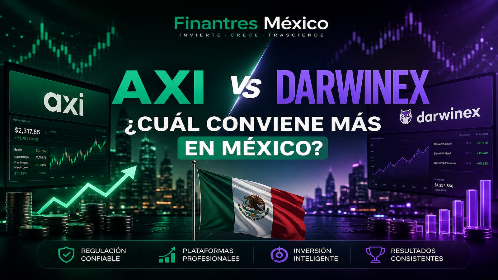 Axi vs Darwinex ¿cuál conviene más en México