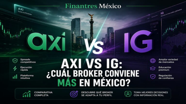 Axi vs IG ¿cuál broker conviene más en México