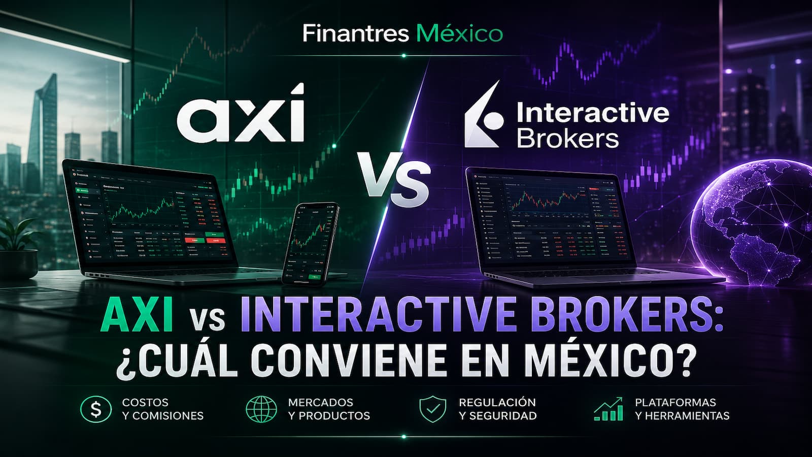 Axi vs Interactive Brokers ¿cuál conviene en México