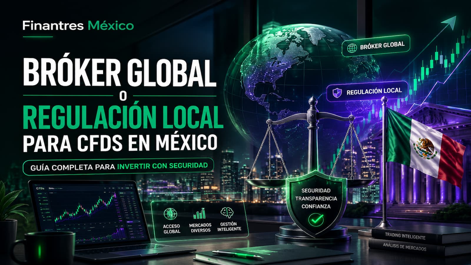 Bróker global o regulación local para CFDs en México