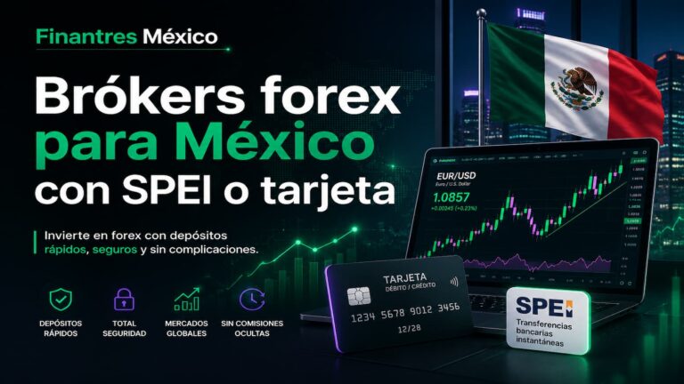 Brókers forex para México con SPEI o tarjeta
