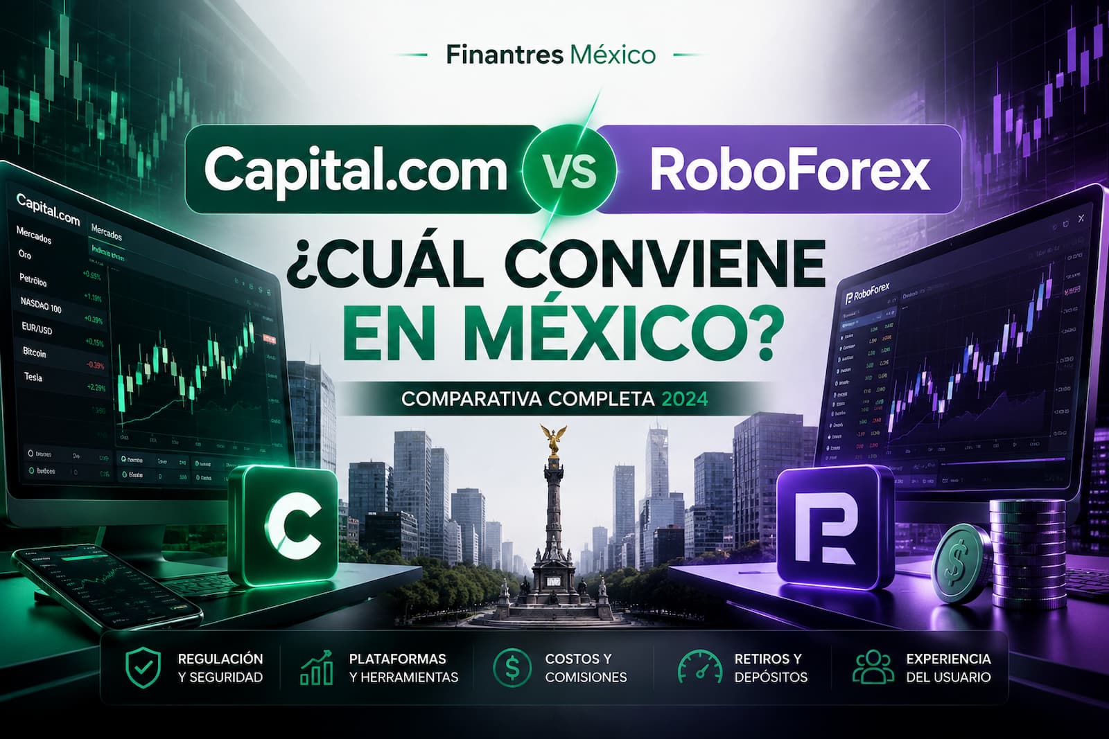 Capital.com vs RoboForex cuál conviene en México