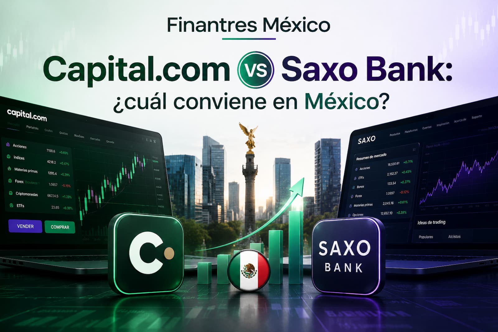 Capital.com vs Saxo Bank cuál conviene en México