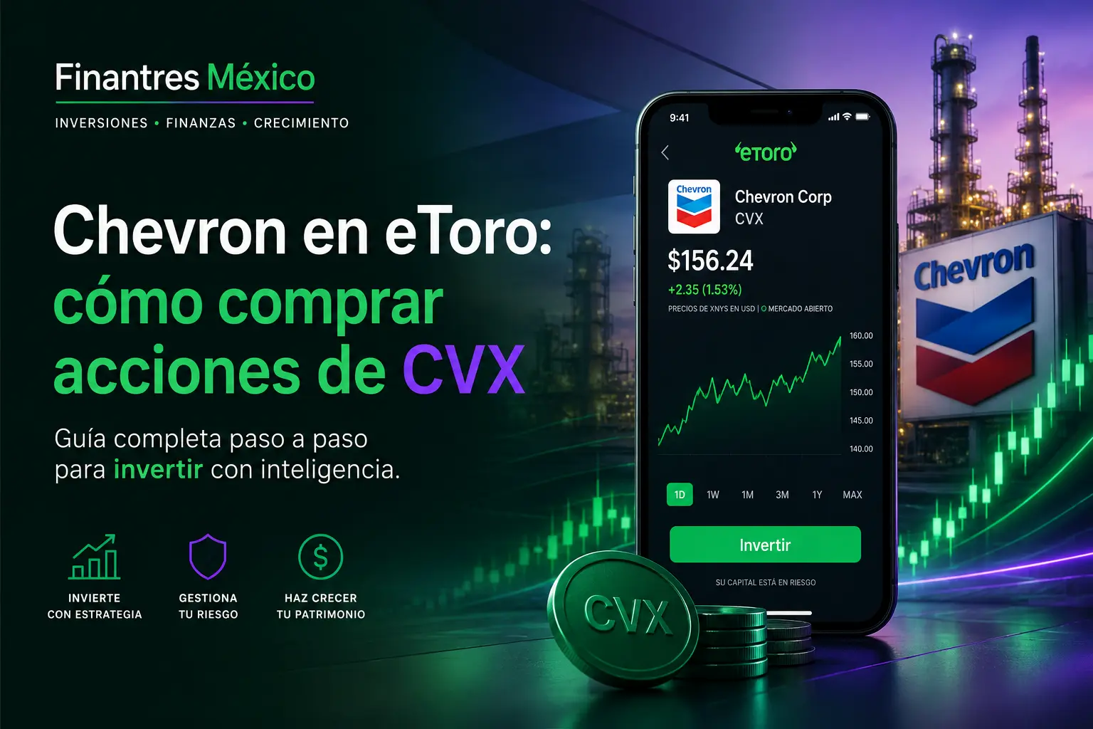 Chevron en eToro cómo comprar acciones de CVX