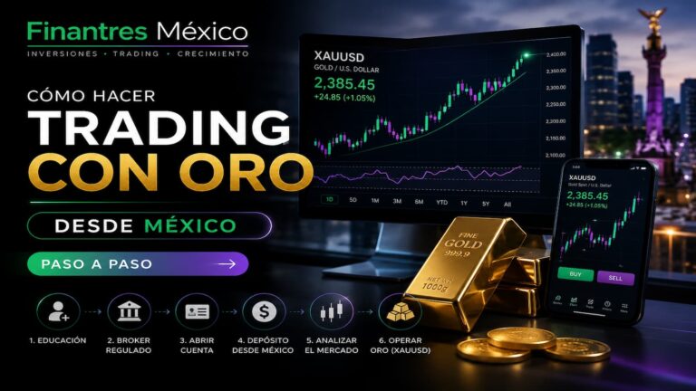 Cómo hacer trading con oro desde México paso a paso