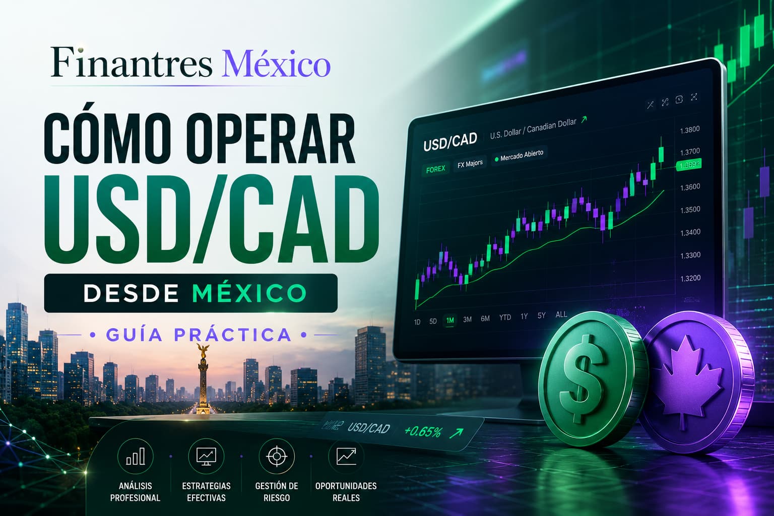 Cómo operar USD CAD desde México Guía práctica