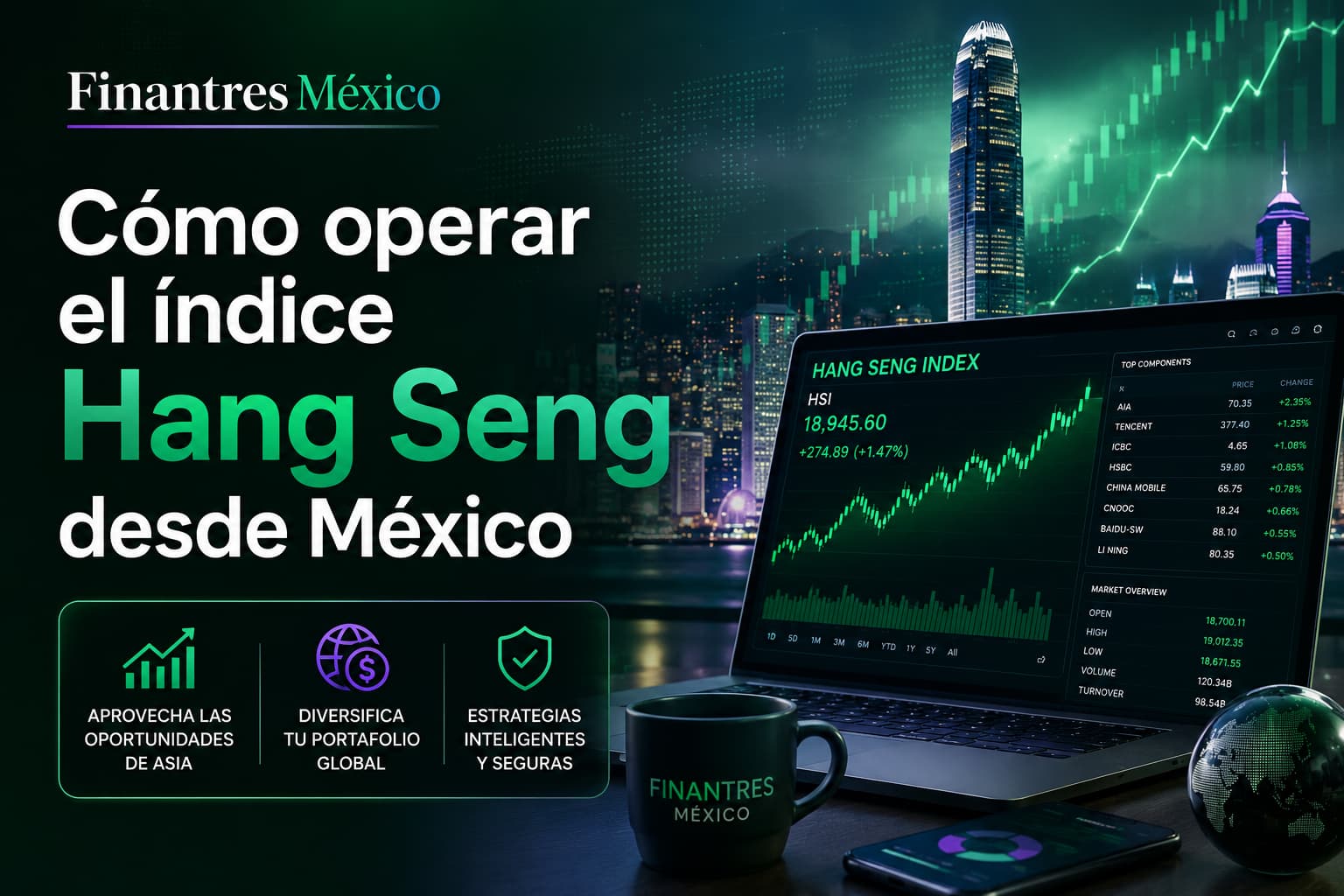 Cómo operar el índice Hang Seng desde México