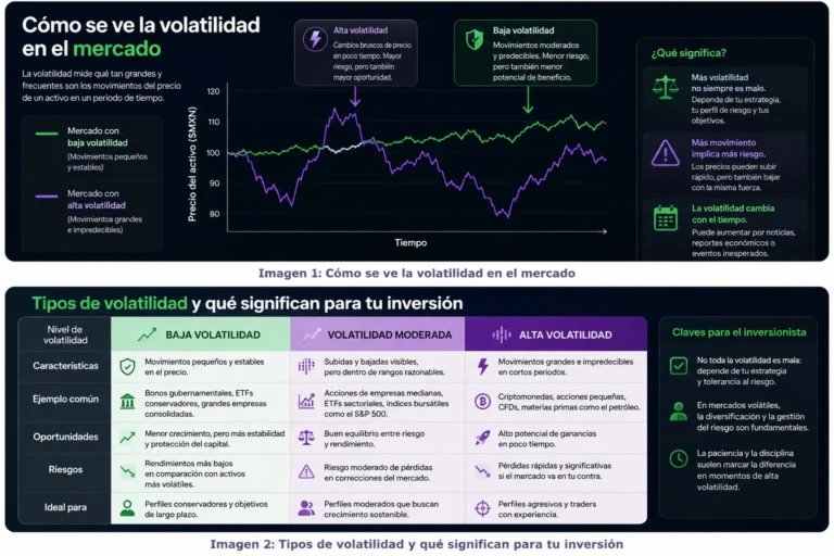 Cómo se ve la volatilidad en el mercado