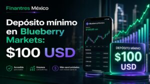 Depósito mínimo en Blueberry Markets $ USD