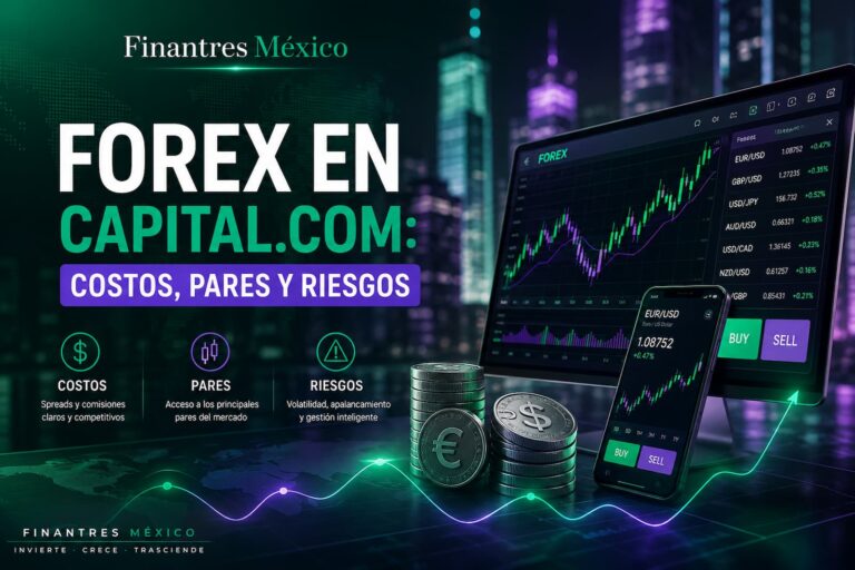 Forex en Capital.com costos, pares y riesgos