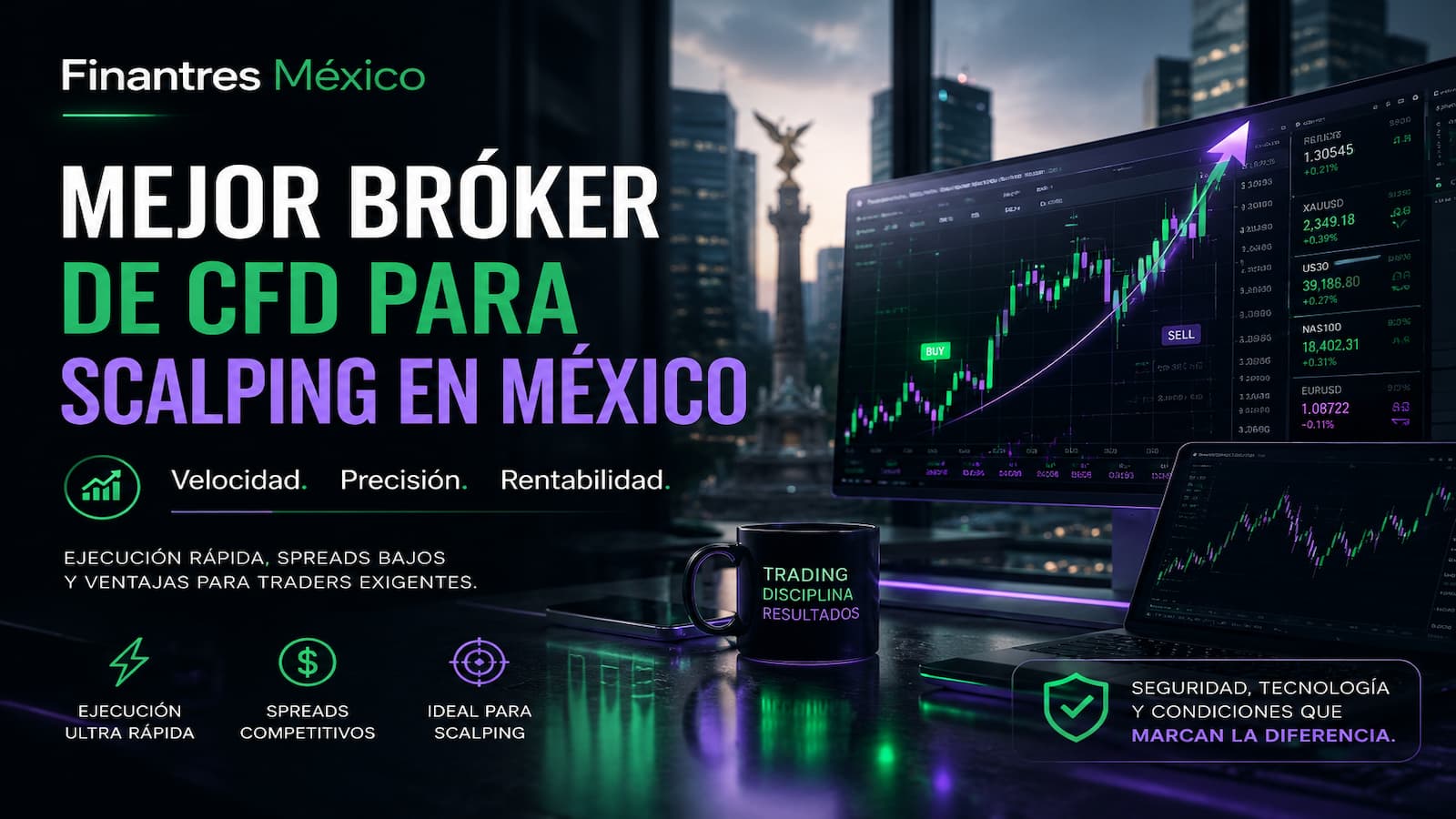 Mejor bróker de CFD para scalping en México