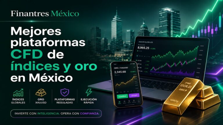 Mejores plataformas CFD de índices y oro en México
