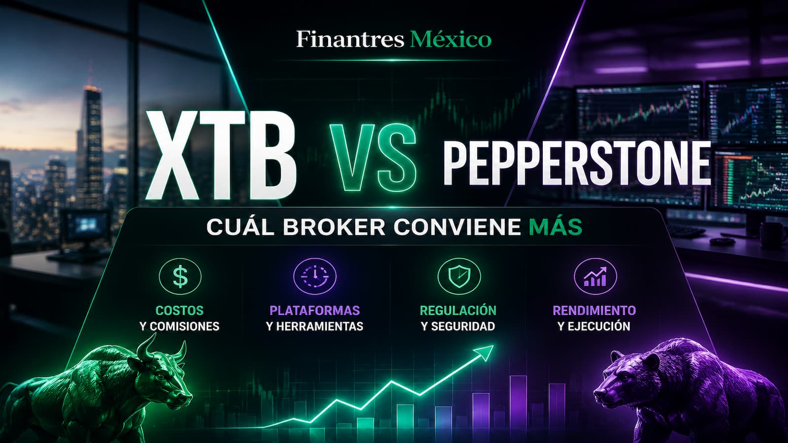 XTB vs Pepperstone cuál broker conviene más