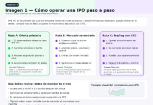 como operar una ipo paso a paso