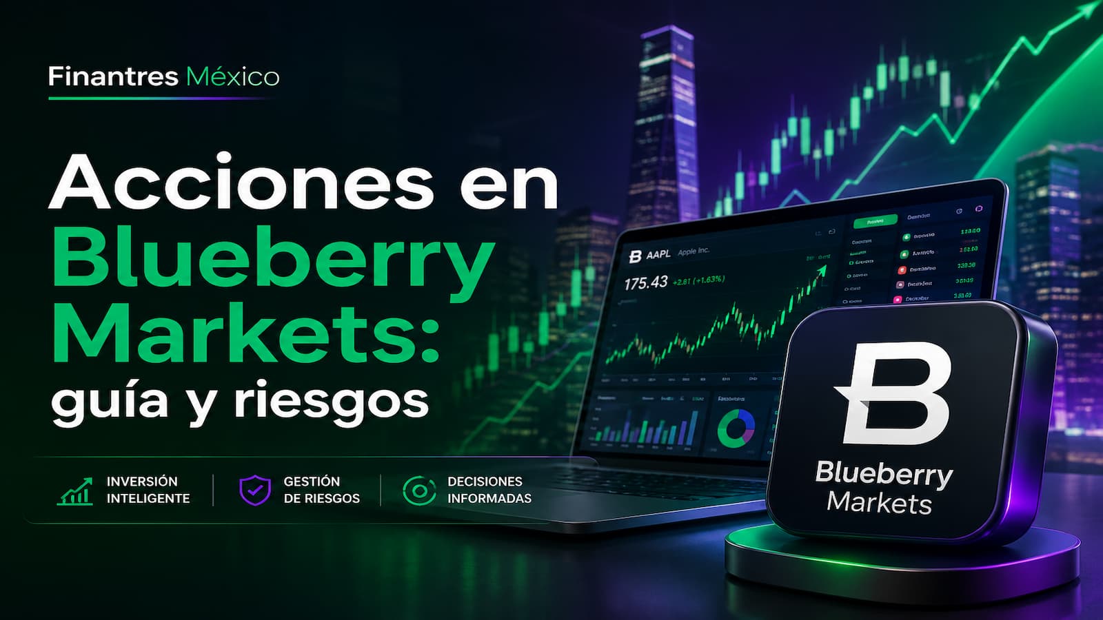 Acciones en Blueberry Markets guía