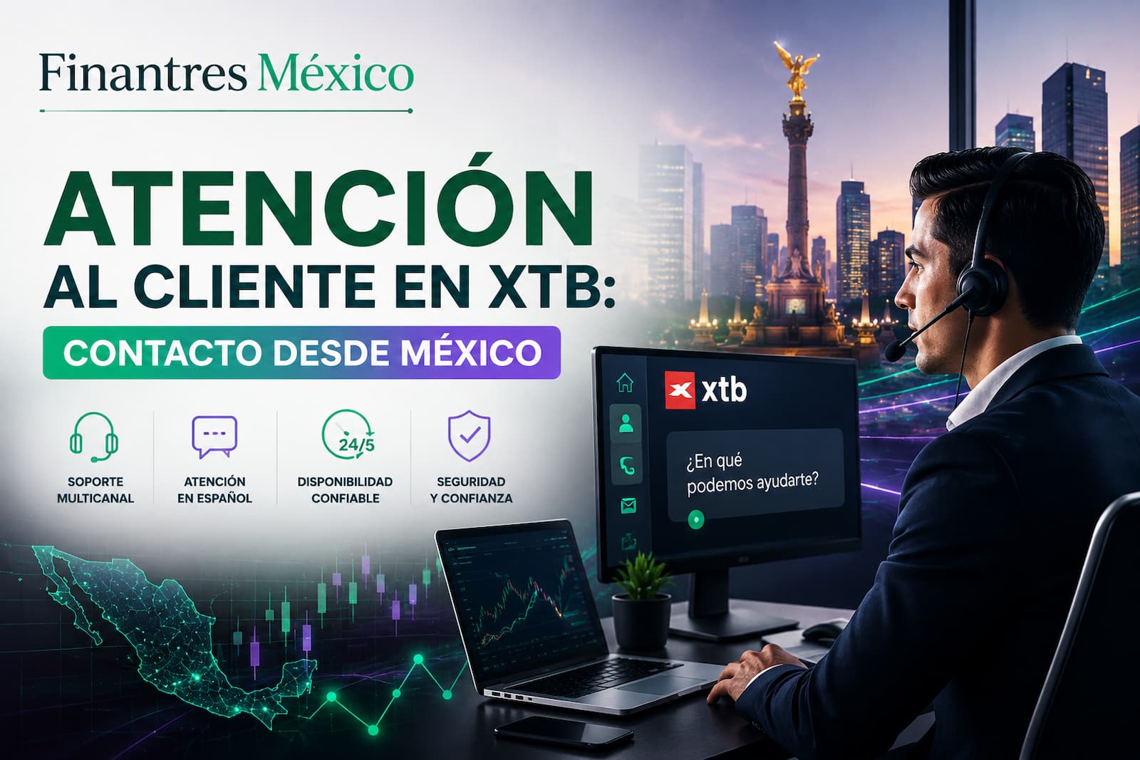 Atención al cliente en XTB contacto desde México