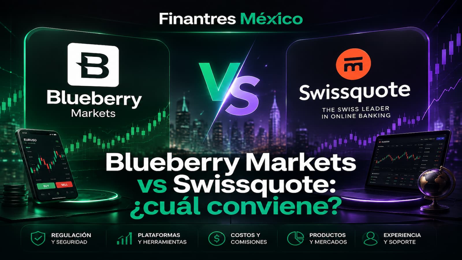 Blueberry Markets vs Swissquote cuál conviene