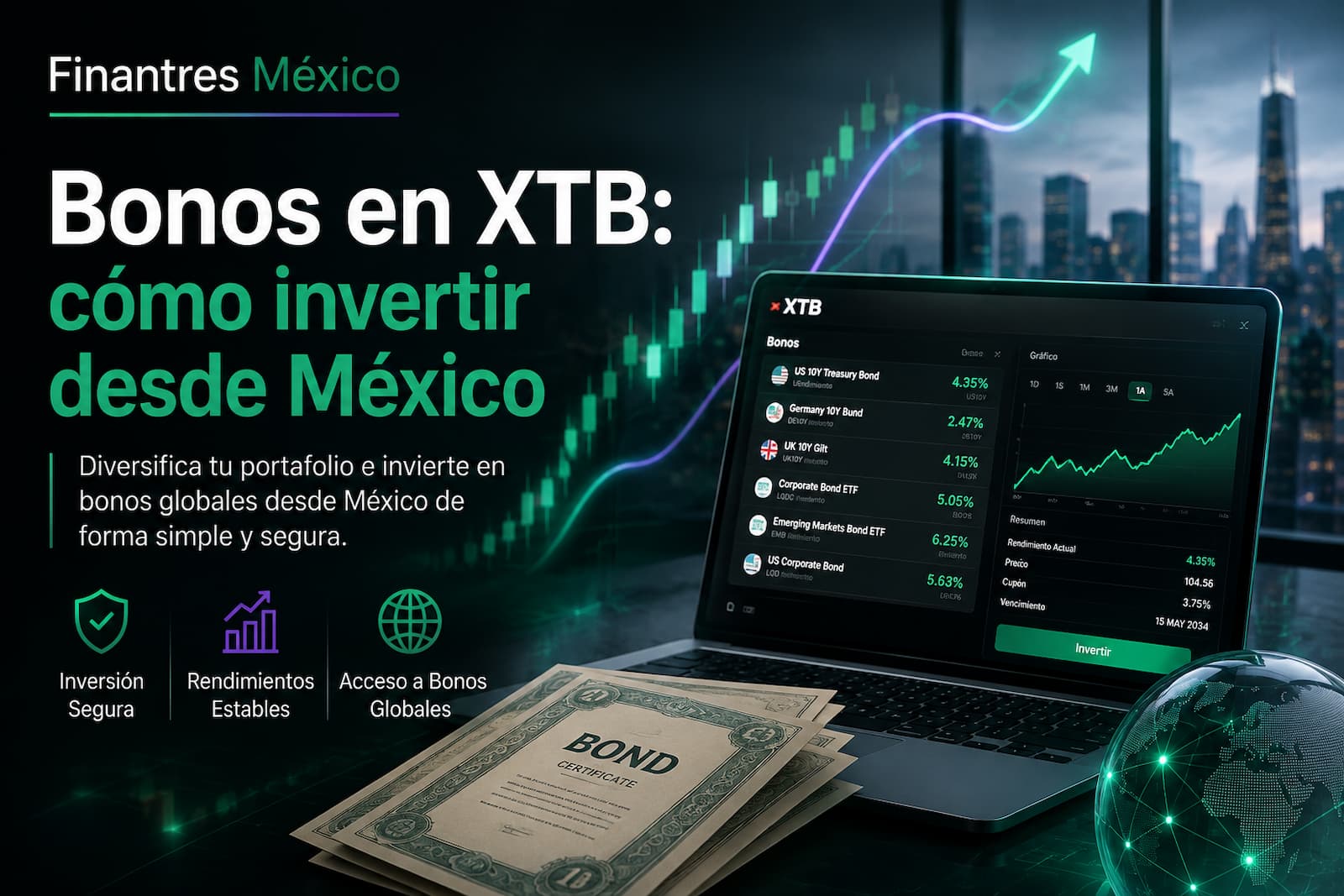 Bonos en XTB cómo invertir desde México