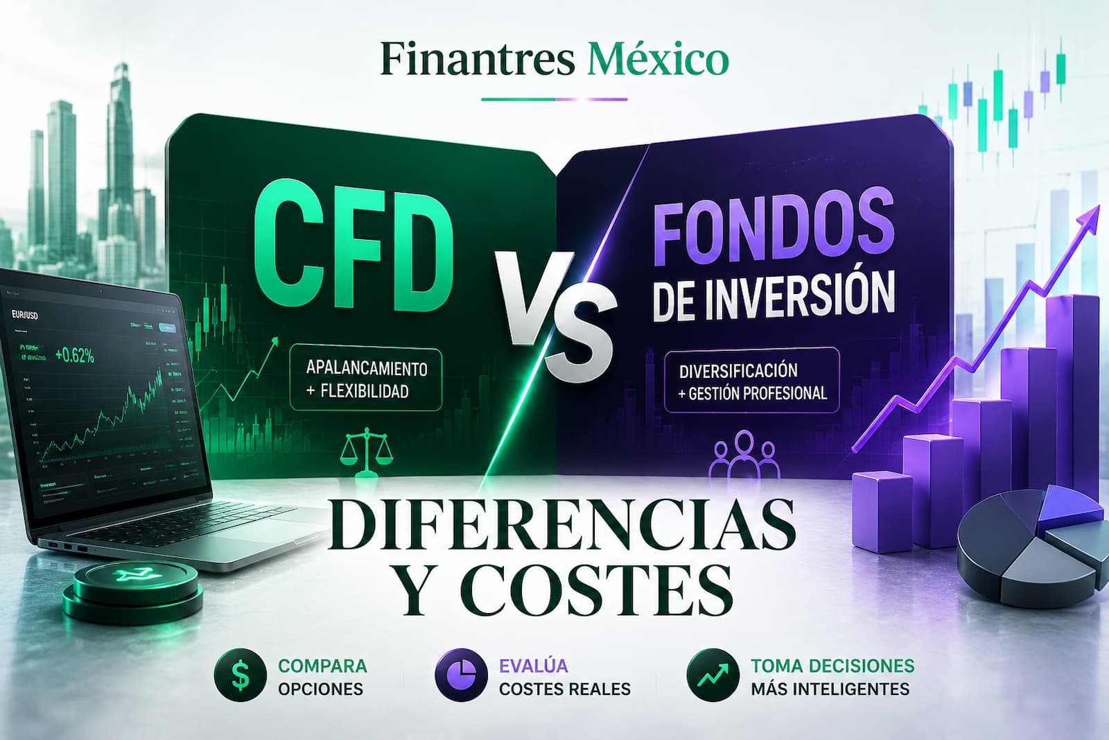 CFD vs fondos de inversión diferencias y costes