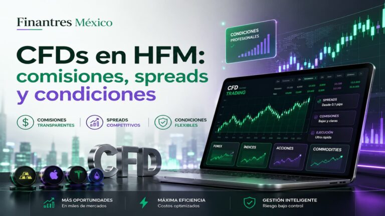 CFDs en HFM comisiones, spreads y condiciones