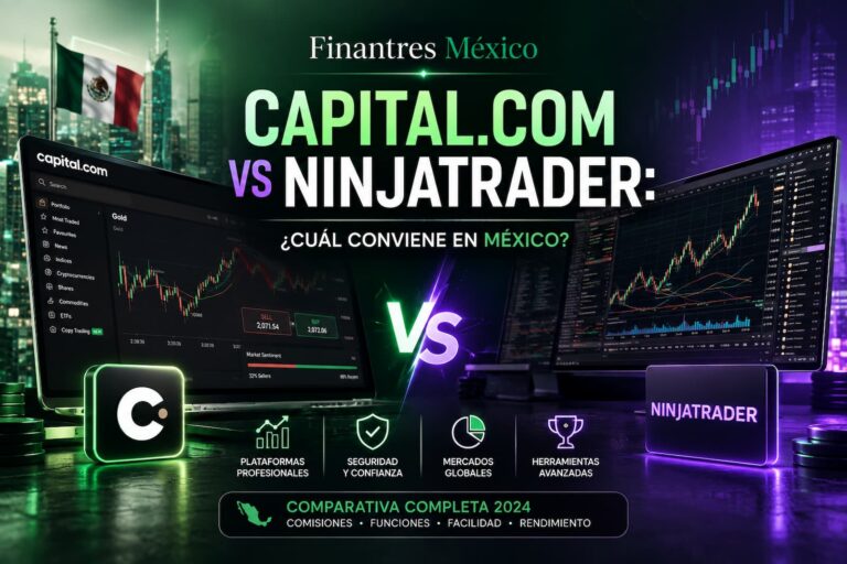 Capital.com vs NinjaTrader cuál conviene en México